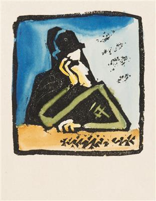 Man at a Table by 
																	Josef Capek