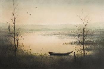 The Boat tied to the Stake by 
																	Ludmila Jirincova