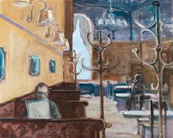 Café Sperl by 
																	Georg Eisler
