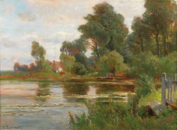 By the Pond by 
																			Hugo Darnaut