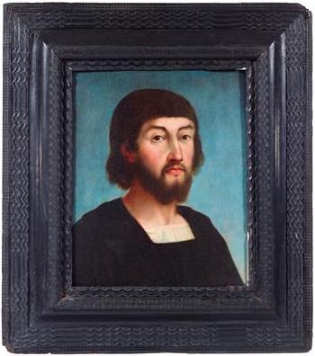 Portrait of a man by 
																			 Venetian School