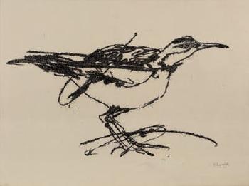 Painting A Bird by 
																	 Ye Yongqing