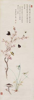 Insects And Spring Blossom by 
																	 Yun Zhu