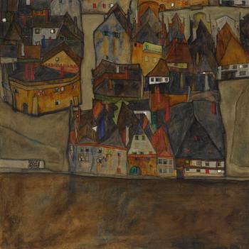Dämmernde Stadt (Die Kleine Stadt II) (City In Twilight (The Small City II)) by 
																	Egon Schiele