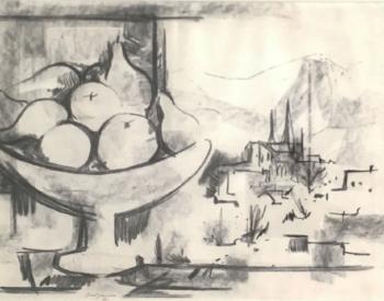 Still Life With Cathedral by 
																	Douglas MacDiarmid