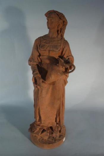 Napolitaine au vase grec, dite aussi Trouvaille à Pompéi by 
																			Aime Charles Irvoy