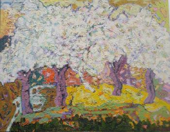 Arbres en fleurs by 
																	Colin Rapion