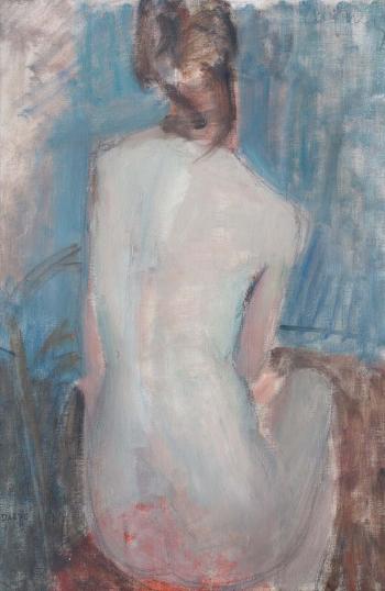 'Nude of Back' by 
																	Hippolyte Daeye