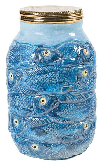 Pickled Herring Jar by 
																			Victor Cicansky