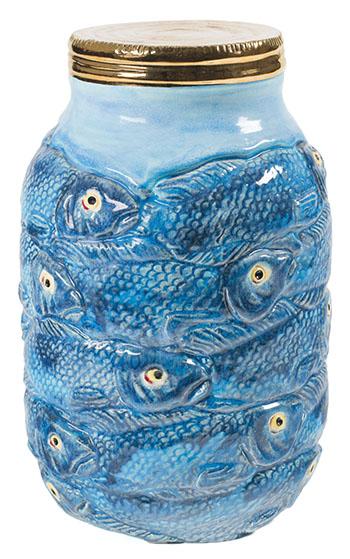 Pickled Herring Jar by 
																			Victor Cicansky