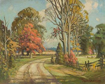Autumn Road by 
																			Frank S Panabaker