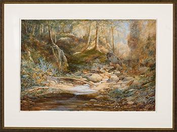 Stream in the Woods by 
																			Allan Edson