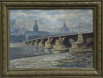 L'Hôtel Dieu Et Le Pont De La Guillotière by 
																	Paul Dangmann