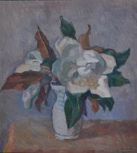 Vaso con magnolie by 
																			Emilio Notte