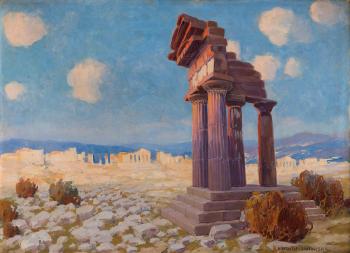Ruiny świątyni Kastora i Polluksa by 
																			Bronislawa Rychter-Janowska
