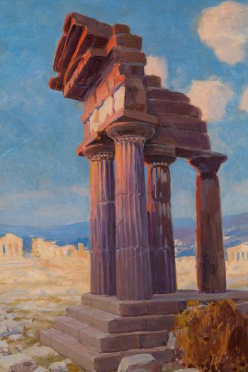 Ruiny świątyni Kastora i Polluksa by 
																			Bronislawa Rychter-Janowska