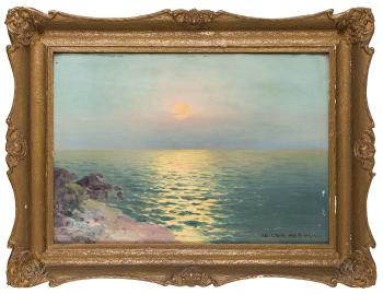 Zachód słońca nad morzem by 
																			Victor Korecki