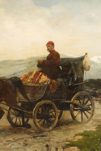 At the pass, 1886

 by 
																			Michal Wywiorski