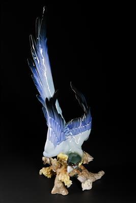 Papagei Ara auf Ast by 
																			Hans Achtziger