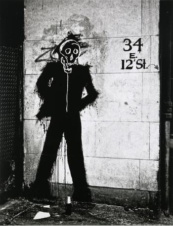 Richard Hambleton And Jean Michel Basquiat Shadow Man by 
																	Hank O'Neal