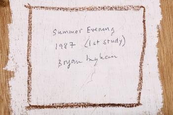 Summer evening (First study) by 
																			Bryan Ingham