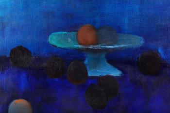 Still life with oranges by 
																			Bernard Myers