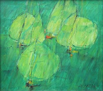 Sailboats by 
																	Oscar Zalameda