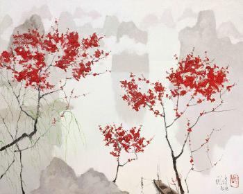 Spring Scenery by 
																	 Pang Jiun