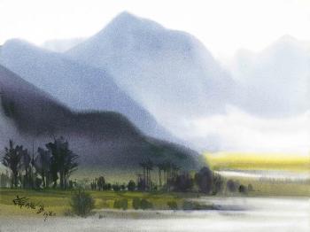 Landscape of Pu-Li by 
																	 Xi Dejin