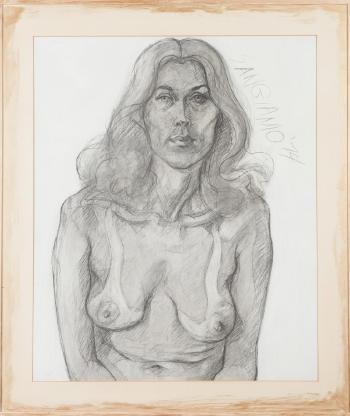 Portrait of Nude Woman by 
																			Albert   Sangiamo