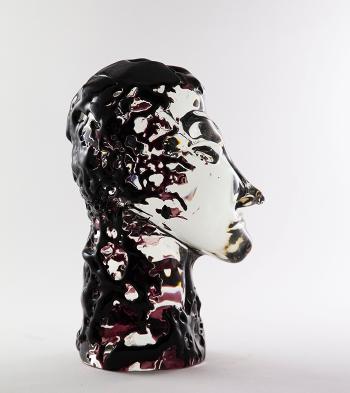 Silvano Signoretti Murano Glass Bust by 
																	Silvio Signoretti