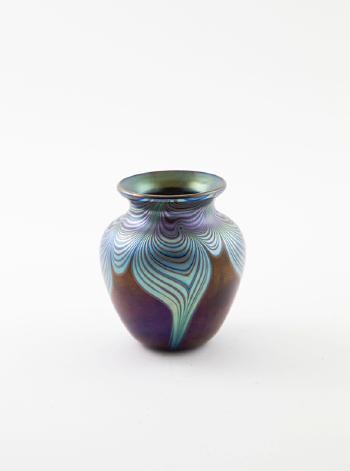 Okra Iridescent Glass Vase by 
																	 Okra Glass