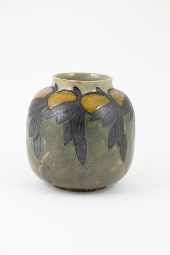 Royal Doulton Stoneware Vase By John Huskisson by 
																	 Royal Doulton