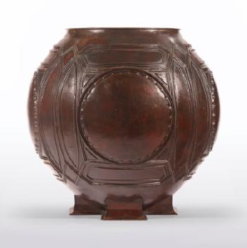A Rare And Important Urn by 
																	Frank Lloyd Wright