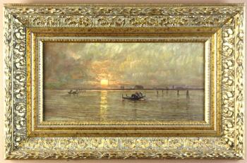 'Sunset Lagoon, Venice' by 
																			D Jerome Elwell