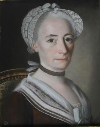 Portrait de femme à la coiffe de dentelle by 
																	Joseph de Saint-Michel