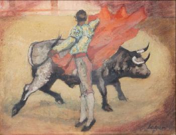 La passe du torero by 
																	Celso Lagar