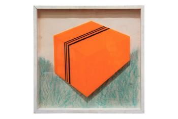 Cube orange by 
																	Jean Claude Farhi