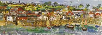 Mousehole Harbour by 
																	Linda Weir