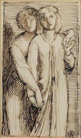 The Sisters by 
																	Dante Gabriel Rossetti