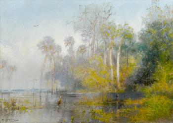 Everglade Landscape by 
																	Hermann Herzog