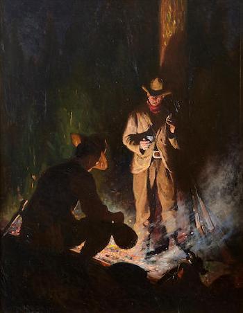 Camp Of The Bear Hunters by 
																	W Herbert Dunton