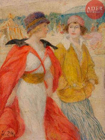 Deux Femmes by 
																	Francois Edouard Zier