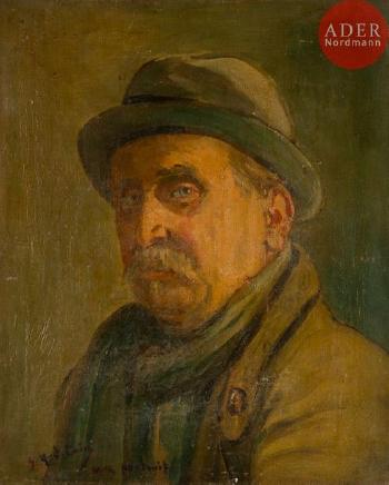 Autoportrait by 
																	Gustave Madelain