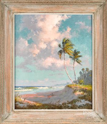 Florida Shore Scene by 
																	Albert Backus