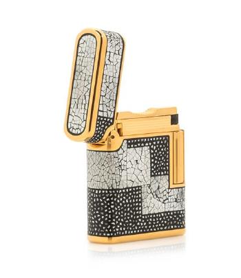 An S.T. Dupont 'Maki-E: Art Deco' Limited Edition Souberny Lacquered Pocket Lighter by 
																			 S T Dupont