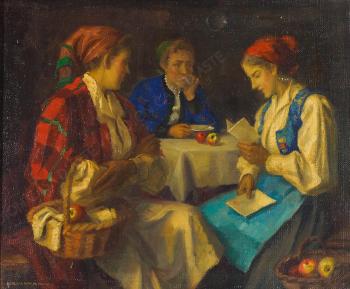 Chiacchiere tra donne by 
																	Karoly Krusnyak