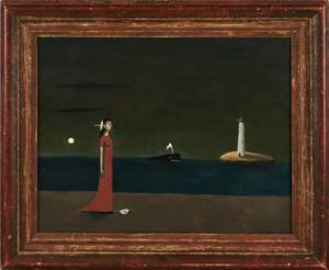 Night arrives by 
																			Gertrude Abercrombie