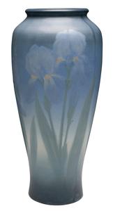 Irises vase by 
																			Edward Timothy Hurley