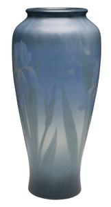 Irises vase by 
																			Edward Timothy Hurley